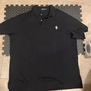 Polo Ralph Lauren teddy bear black shirt 4XLT